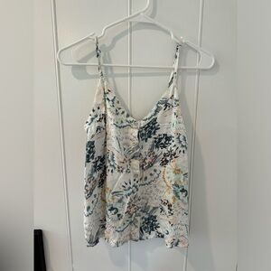 ROXY Floral Flowy Buttom Tank Top